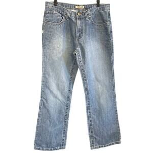 Vintage by Route 66 Slightly Distressed Wide Leg Jeans Size 32x30